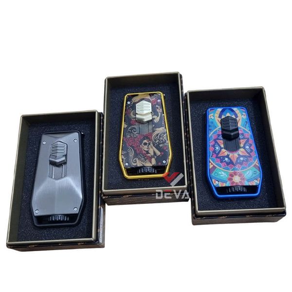 Bật lửa gas Honest khò 2 tia có cửa sổ quan sát nhiên liệu BCZ864