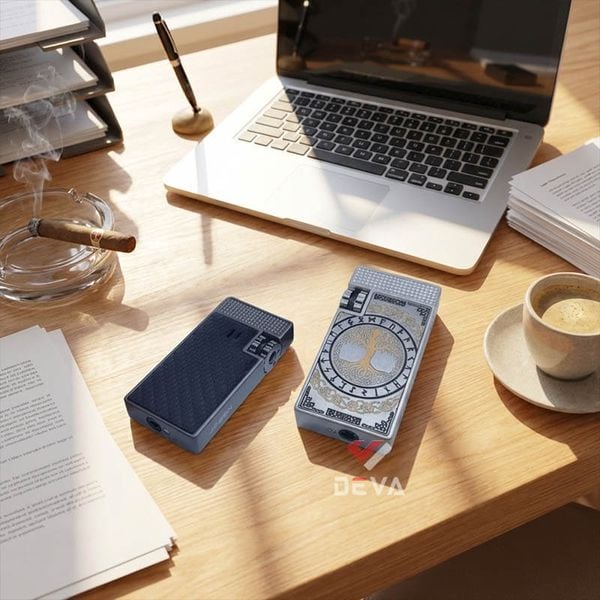 Bật lửa gas đá Jobon khò mảnh 1 tia có khóa an toàn ZB-8015