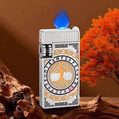 Bật lửa gas đá Jobon khò mảnh 1 tia có khóa an toàn ZB-8015