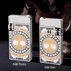 Bật lửa gas đá Jobon khò mảnh 1 tia có khóa an toàn ZB-8015