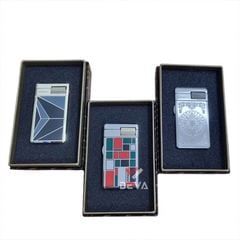 Bật lửa gas đá Honest lửa kép có ô cửa quan sát nhiên liệu BCZ861