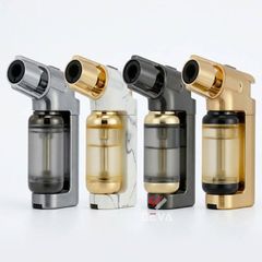 Bật lửa gas Jobon khò 1 tia bình chứa gas lộ thiên kèm đục cigar chuyên dụng ZB 505