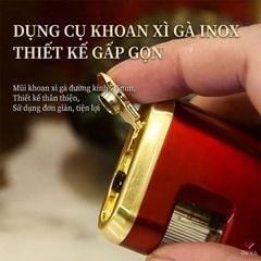 Bật Lửa Khò Xì Gà 2 Tia Honest BCZ 873