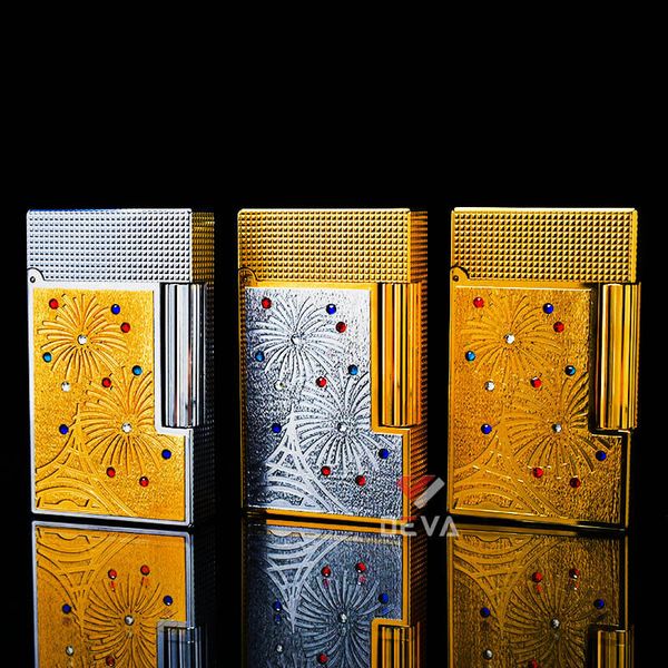 Dupont Hồng Kông Đính Đá Quý Chủ Đề Pháo Hoa Tại Tháp Eiffel Và Khải Hoàn Môn Paris D207