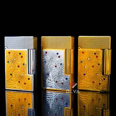 Dupont Hồng Kông Đính Đá Quý Chủ Đề Pháo Hoa Tại Tháp Eiffel Và Khải Hoàn Môn Paris D207