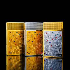 Dupont Hồng Kông Đính Đá Quý Chủ Đề Pháo Hoa Tại Tháp Eiffel Và Khải Hoàn Môn Paris D207