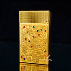 Dupont Hồng Kông Đính Đá Quý Chủ Đề Pháo Hoa Tại Tháp Eiffel Và Khải Hoàn Môn Paris D207