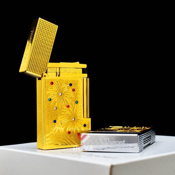 Dupont Hồng Kông Đính Đá Quý Chủ Đề Pháo Hoa Tại Tháp Eiffel Và Khải Hoàn Môn Paris D207