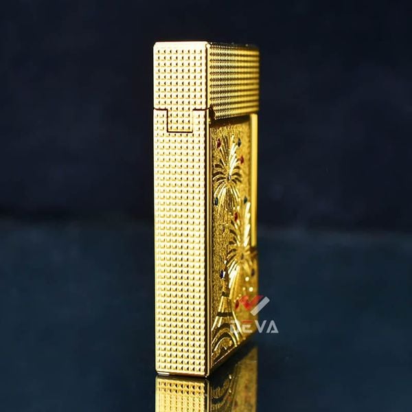 Dupont Hồng Kông Đính Đá Quý Chủ Đề Pháo Hoa Tại Tháp Eiffel Và Khải Hoàn Môn Paris D207