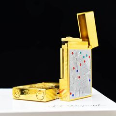 Dupont Hồng Kông Đính Đá Quý Chủ Đề Pháo Hoa Tại Tháp Eiffel Và Khải Hoàn Môn Paris D207