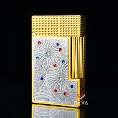 Dupont Hồng Kông Đính Đá Quý Chủ Đề Pháo Hoa Tại Tháp Eiffel Và Khải Hoàn Môn Paris D207