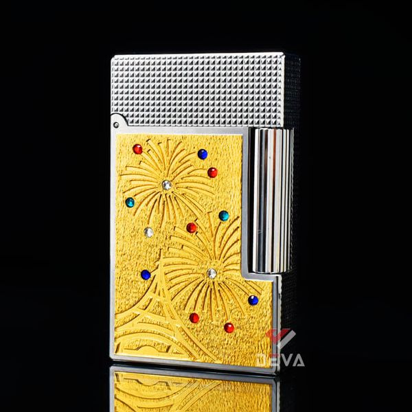 Dupont Hồng Kông Đính Đá Quý Chủ Đề Pháo Hoa Tại Tháp Eiffel Và Khải Hoàn Môn Paris D207