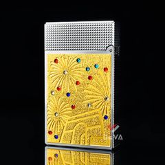 Dupont Hồng Kông Đính Đá Quý Chủ Đề Pháo Hoa Tại Tháp Eiffel Và Khải Hoàn Môn Paris D207