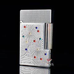 Dupont Hồng Kông Đính Đá Quý Chủ Đề Pháo Hoa Tại Tháp Eiffel Và Khải Hoàn Môn Paris D207