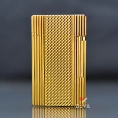 Dupont 2 Lửa Kẻ Sọc Bên Hoạ Tiết Vân Kim Cương D148