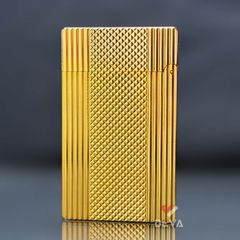 Dupont 2 Lửa Kẻ Sọc Bên Hoạ Tiết Vân Kim Cương D148