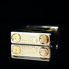 Dupont Hồng Kông Sơn Mài Viền Nhỏ Họa Tiết Dòng Chữ ST Dupont D40