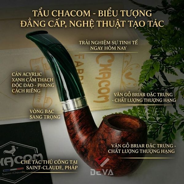 Tẩu gỗ Chacom Noel 39