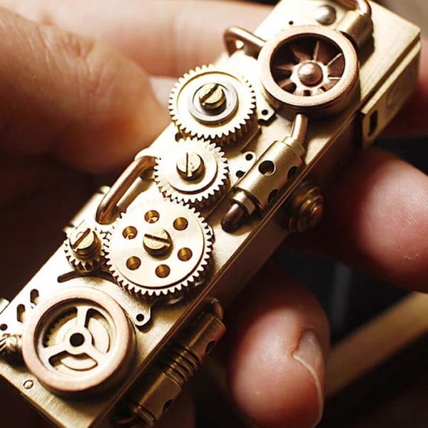 Bật lửa thủ công xăng đá nguyên khối 3D độc đáo TC42