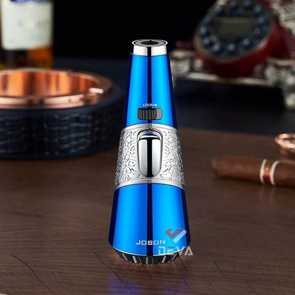 Bật lửa gas Jobon khò 1 tia kèm khóa an toàn và chế độ rảnh tay ZB A09