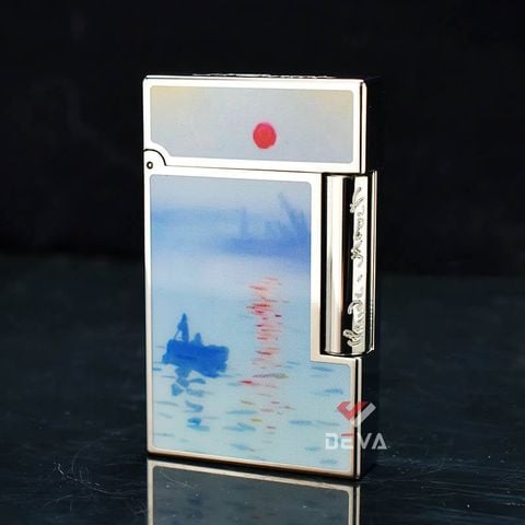 Dupont Hồng Kông Sơn Mài Bức Chủ Đề Bức Tranh Impression Sunrise của Claude Monet D175