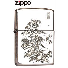 Zippo Bạc Khối Chúa Sơn Lâm BK19