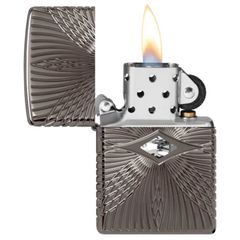 Zippo Armor Ốp Đá Pha Lê Cao Cấp Pattern Design Z24