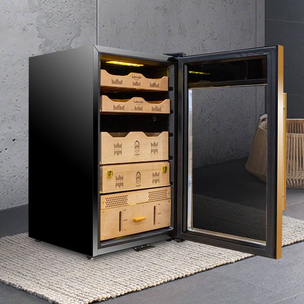 Tủ bảo quản xì gà 300 điếu gỗ Tuyết Tùng Lubinski RA 222