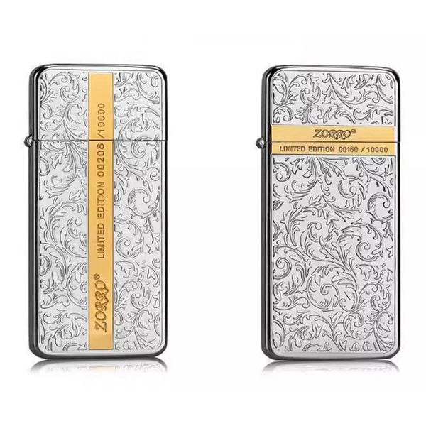 Bật lửa Zorro siêu mỏng khắc hình ZS5