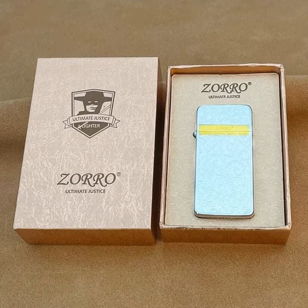 Bật lửa Zorro siêu mỏng khắc hình ZS5