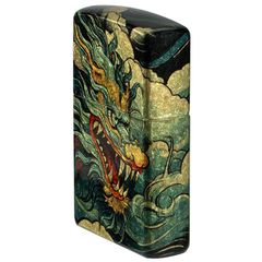 Zippo Flowing Dragon Fusion Design Bản Rồng Uốn Lượn Z180