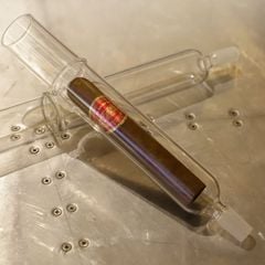 Set 10 Ống đựng Ủ Cigar Thủy Tinh Cao Cấp Có Giá Kệ OTT