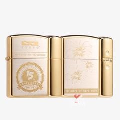 Bật lửa xăng đá chính hãng Zorro phiên bản giới hạn mạ vàng kỷ niệm 15th năm thành lập Z2-1002