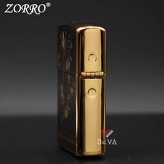 Bật lửa xăng đá chính hãng Zorro phiên bản giới hạn mạ vàng kỷ niệm 15th năm thành lập Z2-1002