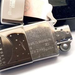Zippo Millennium Edition 1999 – One World One Future – Đời XV La Mã – Bản Titanium Coated Cao Cấp Full Box C127