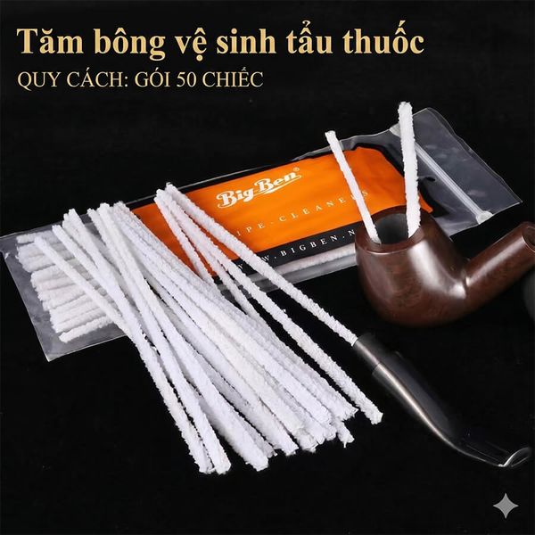 Gói 50 que bông vệ vinh tẩu 50BT