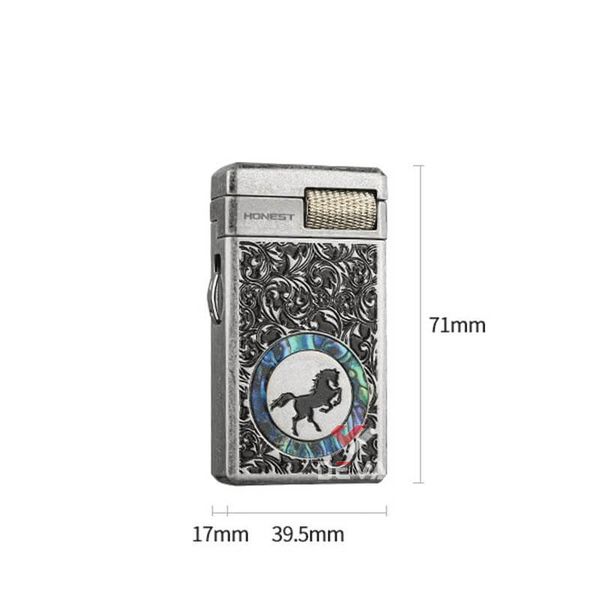 Set phụ kiện Cigar Honest 2 món bật lửa và dao cắt TA Series