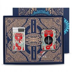 Set phụ kiện Cigar Honest 2 món bật lửa và dao cắt TA Series