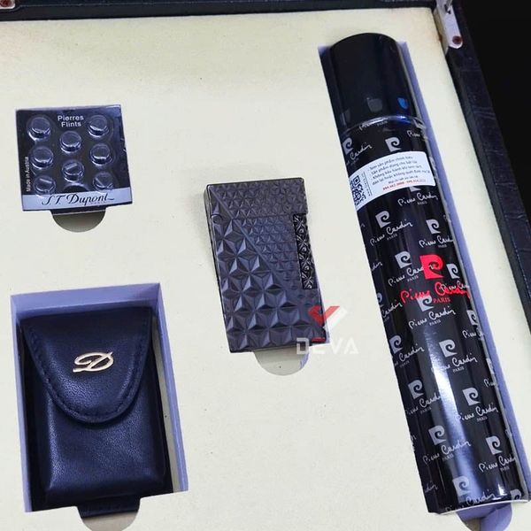 Tìm mua ở đâu bật lửa ST Dupont Hồng Kông Họa Tiết Vân Kim Cương Tam Giác 3D D180