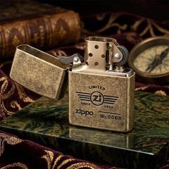 Set Bật Lửa Zippo Để Bàn Kèm Đồng Hồ - Tuyệt Tác Decor Sang Trọng – Đẳng Cấp Nhà Sưu Tầm C104