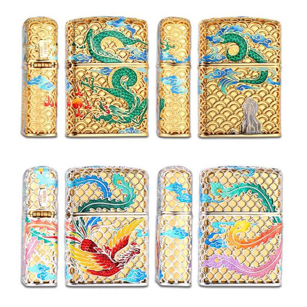 SET Zippo Rồng Phượng cao cấp Limited ZN285