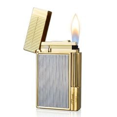 Dupont Hồng Kông Vân Sóng Nổi Kẻ Sọc Dọc Viền D149