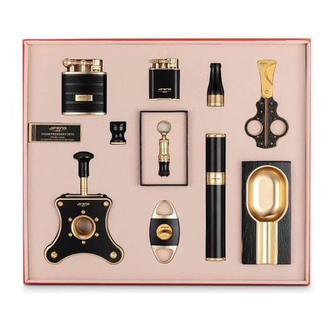 Bộ Set phụ kiện 10 dụng cụ xì gà Jifeng SF01