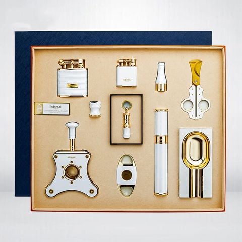 Bộ Set phụ kiện 10 dụng cụ xì gà Jifeng SF01