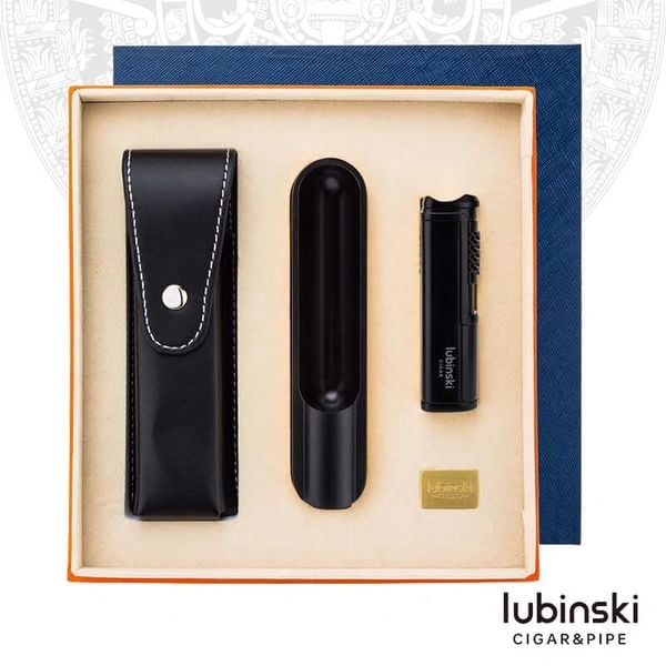 Set gạt tàn kèm bật lửa 3 món Lubinski YJA 80010