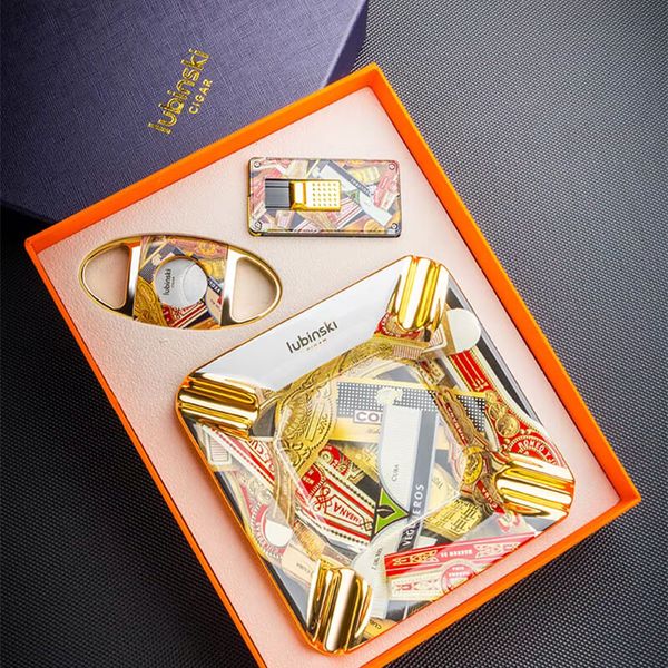 Set phụ kiện Cigar chính hãng Lubinski 3 món YJA 80024