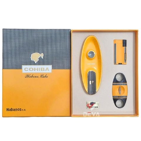 Set phụ kiện Cigar chính hãng Cohiba 3 món chuyên dụng HB T317