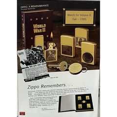 Set Bật Lửa Zippo 1995 Limited Edition Vol.1 World War II - Bản Kỷ Niệm 50 Năm Kết Thúc Thế Chiến II (Full Box)