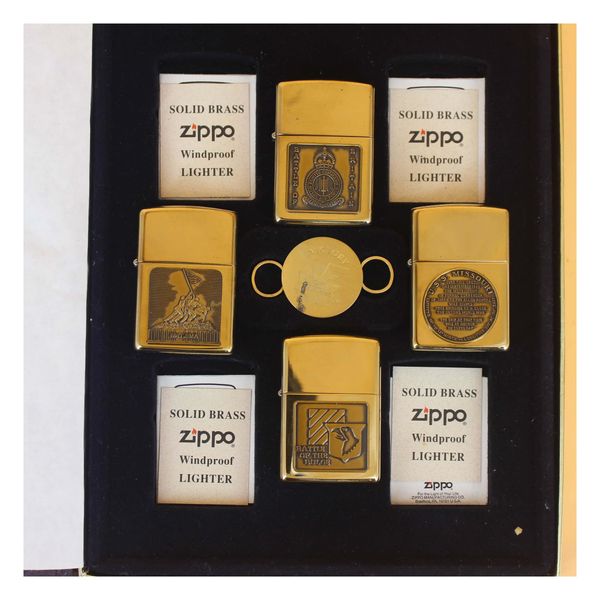 Set Bật Lửa Zippo 1995 Limited Edition Vol.1 World War II - Bản Kỷ Niệm 50 Năm Kết Thúc Thế Chiến II (Full Box)