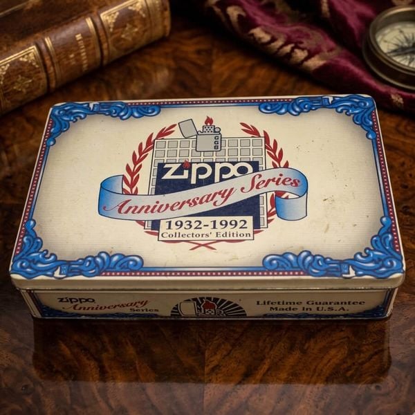 Set Zippo 1996 Kỷ Niệm 60 Năm Thành Lập (1932-1992)  Collector's Edition Vintage Series Full Box C90